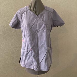 Wonder flex scrub top 